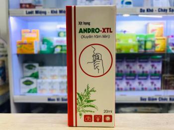 Xịt họng Xuyên tâm liên ANDRO-XTL 20ml 