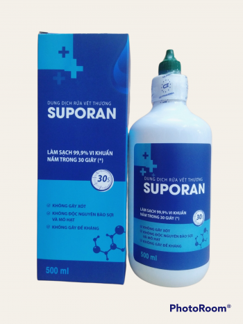 SUPORAN dung dịch rửa vết thương 500ml