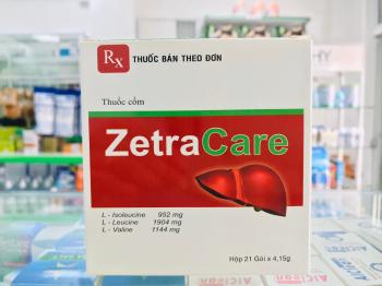 Zetracare – Hộp 21 gói – Thuốc điều trị suy gan, ngăn ngừa biến chứng xơ gan