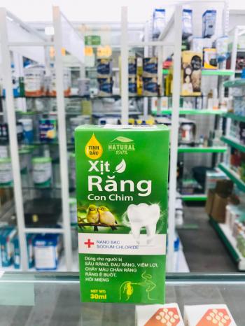 Xịt răng con chim H30ml