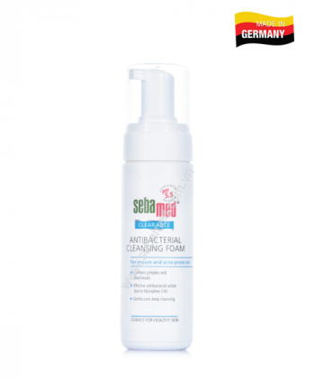 SỮA RỬA MẶT TRỊ MỤN KHÁNG KHUẨN SEBAMED pH5.5 150ml 