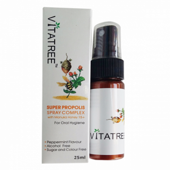 Xịt họng keo ong VITATREE 25ml của Úc