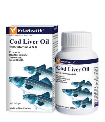 Bổ Mắt: Cod Liver Oil - Vitahealth