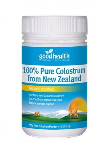 Tăng Miễn Dịch: Sữa non 100% COLOSTRUM  Goodhealth NEW ZEALAND