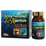 Tăng miễn dịch: KING FUCOIDAN & AGARICUS - Nhật 120 viên