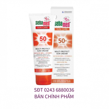 KEM CHỐNG NẮNG SAU XẠ TRỊ: SEBAMED pH5.5 SPF 50+ CỦA ĐỨC