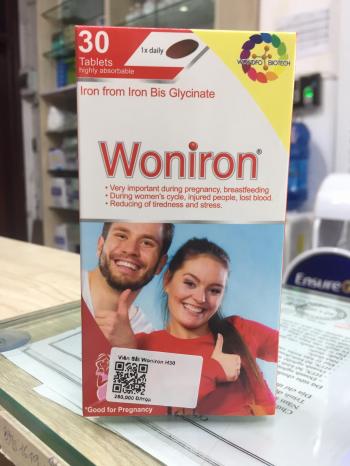 Woniron - Giúp bổ sung sắt hữu cơ của Thụy Sỹ