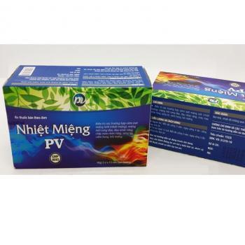 Nhiệt Loét Miệng: NHIỆT MIỆNG PV h5x10