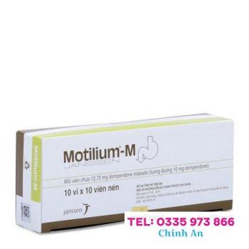 Motilium-M 10mg (10 vỉ x 10 viên/hộp)