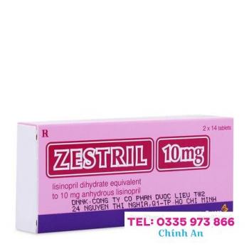Zestril 10mg (2 vỉ x 14 viên/hộp)
