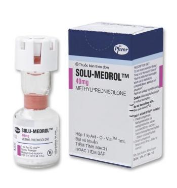 Thuốc kháng viêm Solu-medrol (methyl prednisolone) 40 mg